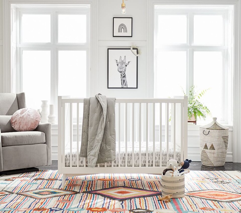 West Elm x PBK MidCentury Cot Pottery Barn Kids Australia